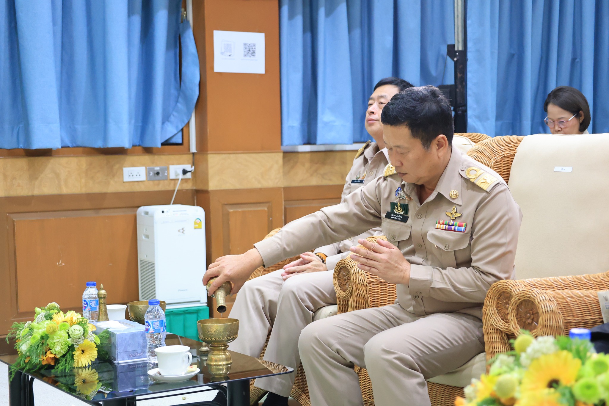 title - ส.ป.ก. จัดพิธีสักการะสิ่งศักดิ์สิทธิ์และพิธีสงฆ์ในโอกาสวันคล้ายวันสถาปนาครบรอบ 51 ปี